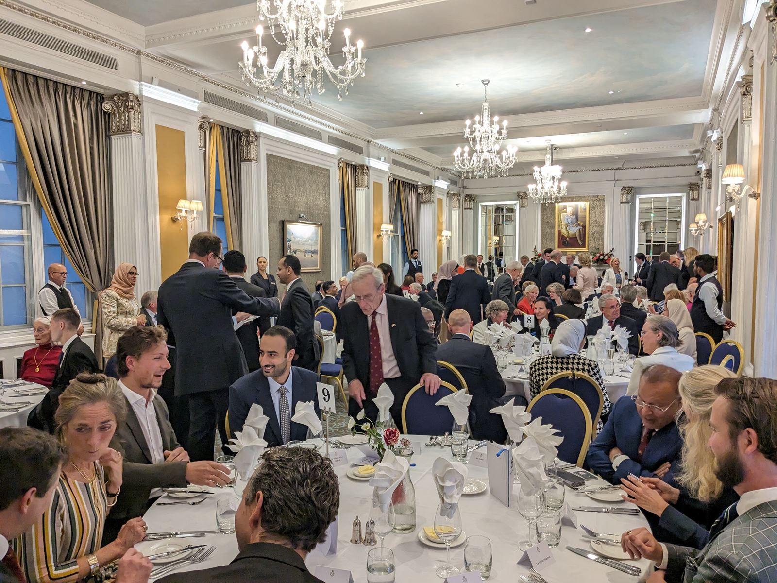 A professional meeting room prepared for the OPAZ Strategic Insights event